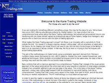 Tablet Screenshot of kanetrading.com